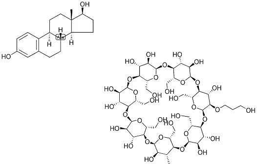 17BETA-ESTRADIOL, CYCLODEXTRIN-ENCAPSULATED Struktur