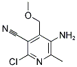 5-AMINO-2-CHLORO-4-METHOXYMETHYL-6-METHYLPYRIDINE Struktur