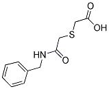 (BENZYLCARBAMOYL-METHYLSULFANYL)-ACETIC ACID Struktur