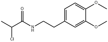 N-(2-(3,4-DIMETHOXYPHENYL)ETHYL)-2-CHLOROPROPANAMIDE Struktur