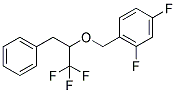 1-[(1-BENZYL-2,2,2-TRIFLUOROETHOXY)METHYL]-2,4-DIFLUOROBENZENE Struktur