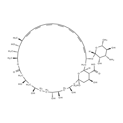 AMPHOTERICIN B TRIHYDRATE Struktur