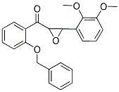 [2-(BENZYLOXY)PHENYL][3-(2,3-DIMETHOXYPHENYL)OXIRAN-2-YL]METHANONE Struktur