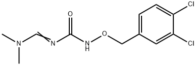 N-[(3,4-DICHLOROBENZYL)OXY]-N-[(DIMETHYLAMINO)METHYLENE]UREA Struktur