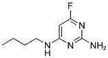 N4-BUTYL-6-FLUOROPYRIMIDINE-2,4-DIAMINE Struktur