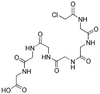 CHLOROACETYL-GLY-GLY-GLY-GLY-GLY-GLY-OH Struktur