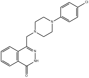 4-([4-(4-CHLOROPHENYL)PIPERAZINO]METHYL)-1(2H)-PHTHALAZINONE Struktur