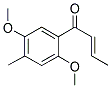 1-(2,5-DIMETHOXY-4-METHYLPHENYL)BUT-2-EN-1-ONE Struktur