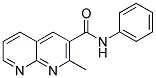 2-METHYL-N-PHENYL-1,8-NAPHTHYRIDINE-3-CARBOXAMIDE Struktur