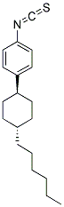 1-(TRANS-4-HEXYLCYCLOHEXYL)-4-ISOTHIOCYANATOBENZENE Struktur