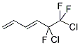 5,6-DICHLORO-5,6,6-TRIFLUORO-1,3-HEXADIENE Struktur