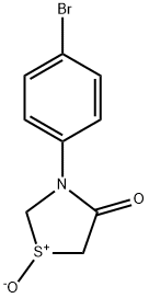 3-(4-BROMOPHENYL)-4-OXO-1,3-THIAZOLAN-1-IUM-1-OLATE Struktur