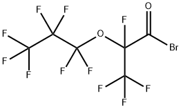 TETRAFLUORO-2-(HEPTAFLUORO-1-PROPOXY)PROPANOYL BROMIDE Struktur