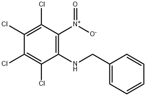 N1-BENZYL-2,3,4,5-TETRACHLORO-6-NITROANILINE Struktur