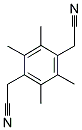 (4-CYANOMETHYL-2,3,5,6-TETRAMETHYL-PHENYL)-ACETONITRILE Struktur