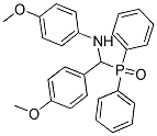 N1-[(DIPHENYLPHOSPHORYL)(4-METHOXYPHENYL)METHYL]-4-METHOXYANILINE Struktur