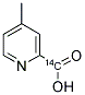 4-METHYL PYRIDINE-2-CARBOXYLIC ACID, [CARBOXYL-14C] Struktur