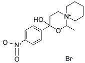 3-HYDROXY-1-METHYL-3-(4-NITROPHENYL)-2-OXA-6-AZONIASPIRO[5.5]UNDECANE BROMIDE Struktur