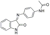 3-((4-ACETAMIDOPHENYL)IMINO)INDOLIN-2-ONE Struktur