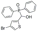 (4-BROMO-2-THIENYL)(DIPHENYLPHOSPHORYL)METHANOL Struktur