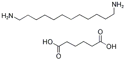 DODECAMETHYLENE DIAMMONIUM ADIPATE Struktur