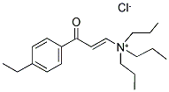 [3-(4-ETHYLPHENYL)-3-OXOPROP-1-ENYL](TRIPROPYL)AMMONIUM CHLORIDE Struktur