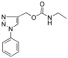 (1-PHENYL-1H-1,2,3-TRIAZOL-4-YL)METHYL N-ETHYLCARBAMATE Struktur