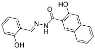 3-HYDROXY-N'-[(1E)-(2-HYDROXYPHENYL)METHYLENE]-2-NAPHTHOHYDRAZIDE Struktur