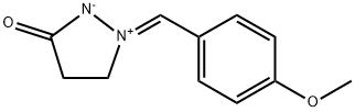 1-(4-METHOXYPHENYL)METHYLENEIMMONIUM-3-PYRAZOLIDINE-1,2-INNER SALT Struktur