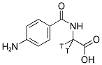 4-AMINOHIPPURIC ACID, [GLYCYL-2-3H] Struktur