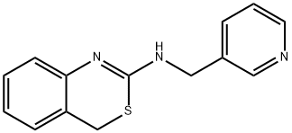 N-(3-PYRIDINYLMETHYL)-4H-3,1-BENZOTHIAZIN-2-AMINE Struktur