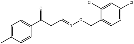 3-(4-METHYLPHENYL)-3-OXOPROPANAL O-(2,4-DICHLOROBENZYL)OXIME Struktur