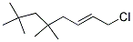 1-CHLORO-5,5,7,7-TETRAMETHYL-2-OCTENE Struktur