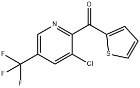 [3-CHLORO-5-(TRIFLUOROMETHYL)-2-PYRIDINYL](2-THIENYL)METHANONE Struktur