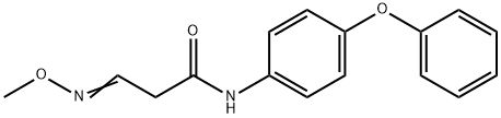 3-(METHOXYIMINO)-N-(4-PHENOXYPHENYL)PROPANAMIDE Struktur