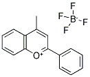 4-METHYL-2-PHENYL-1-BENZOPYRYLIUM TETRAFLUOROBORATE Struktur