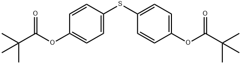 4-((4-[(2,2-DIMETHYLPROPANOYL)OXY]PHENYL)SULFANYL)PHENYL PIVALATE Struktur