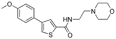 4-(4-METHOXYETHYL)-N-(2-MORPHOLINOETHYL)THIOPHENE-2-CARBOXAMIDE Struktur