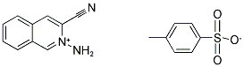 2-AMINO-3-CYANOISOQUINOLINIUM 4-METHYLBENZENE-1-SULFONATE Struktur