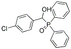 (4-CHLOROPHENYL)(DIPHENYLPHOSPHORYL)METHANOL Struktur