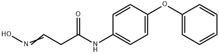 3-(HYDROXYIMINO)-N-(4-PHENOXYPHENYL)PROPANAMIDE Struktur