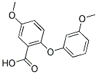 5-METHOXY-2-(3-METHOXYPHENOXY)BENZOIC ACID Struktur