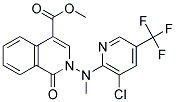 METHYL 2-[[3-CHLORO-5-(TRIFLUOROMETHYL)-2-PYRIDINYL](METHYL)AMINO]-1-OXO-1,2-DIHYDRO-4-ISOQUINOLINECARBOXYLATE Struktur