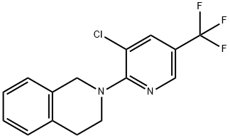 2-[3-CHLORO-5-(TRIFLUOROMETHYL)-2-PYRIDINYL]-1,2,3,4-TETRAHYDROISOQUINOLINE Struktur