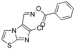 5-([(BENZOYLOXY)IMINO]METHYL)-6-CHLOROIMIDAZO[2,1-B][1,3]THIAZOLE Struktur