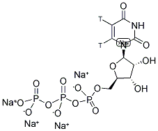 URIDINE 5'-TRIPHOSPHATE, TETRASODIUM SALT, [5,6-3H]- Struktur