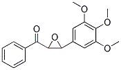 PHENYL[3-(3,4,5-TRIMETHOXYPHENYL)OXIRAN-2-YL]METHANONE Struktur