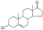 3-CHLORO-10,13-DIMETHYL-2,3,4,7,8,9,10,11,12,13,14,15,16,17-TETRADECAHYDRO-1H-CYCLOPENTA[A]PHENANTHREN-17-ONE Struktur