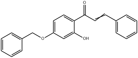 1-[4-(BENZYLOXY)-2-HYDROXYPHENYL]-3-PHENYLPROP-2-EN-1-ONE Struktur