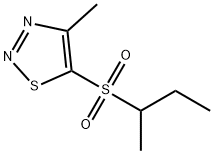 5-(SEC-BUTYLSULFONYL)-4-METHYL-1,2,3-THIADIAZOLE Struktur